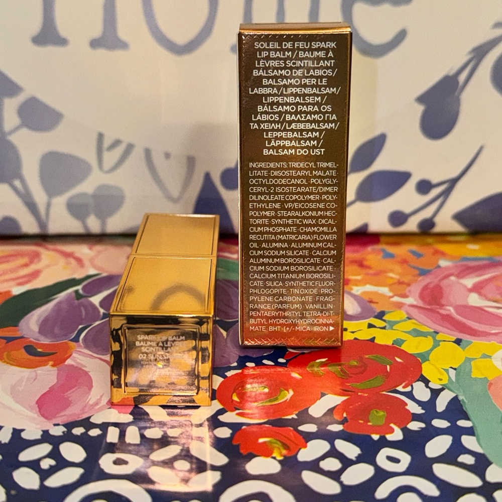 NIB NEW TOM FORD Soleil De Feu Spark Lip Balm Lipstick 02 Sun Spark Full Size - Picture 14 of 16